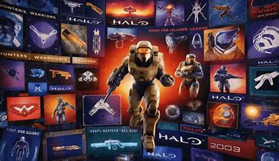 halo (2003) game icons banners