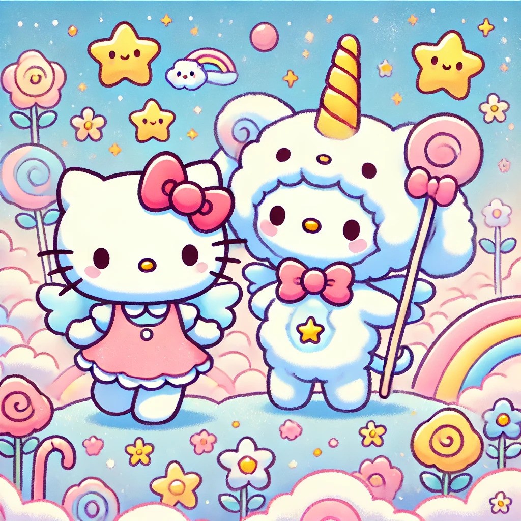 cinnamoroll:emjaq6vqzvm= hello kitty